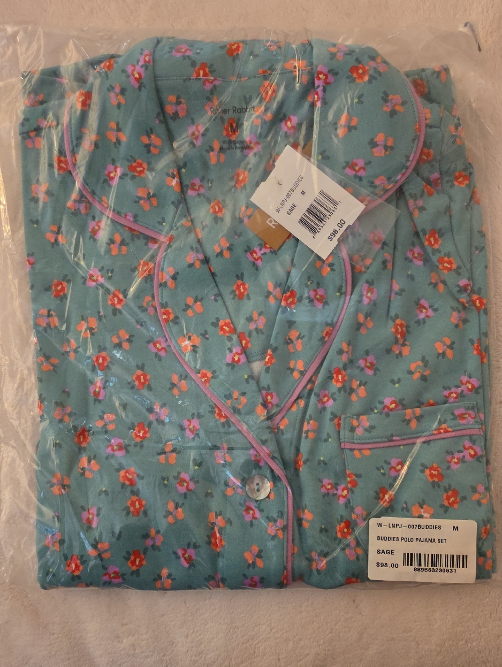 Roller Rabbit Pajama Short Set